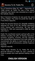 9 Day Novena To St. Padre Pio capture d'écran 1