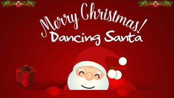Christmas Dancing Santa Claus Affiche