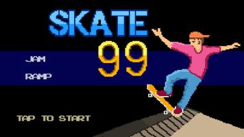 Skate 99 الملصق