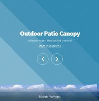 Outdoor Patio Canopy Plakat