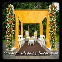 Outdoor Wedding Decoration Plakat