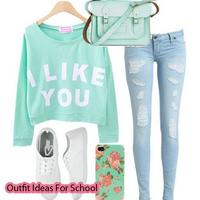 Outfit Ideas For School Affiche