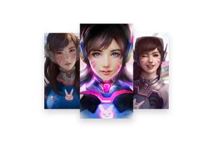 پوستر DVa Overwatch Wallpaper