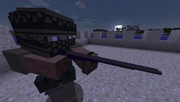 Gun Mod Minecraft Pe 0.15.0 ภาพหน้าจอ 1