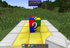 Lucky Block Minecraft Pe 0.15 الملصق