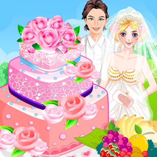 decoração do bolo de casamento