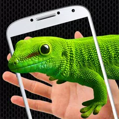 Lizard on phone funny prank APK download
