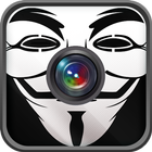 Anonyme masque de pirate icône