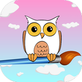 Owl Coloring Games icono