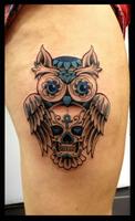 پوستر Owl Tattoos