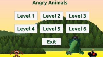 Angry Animals Game ポスター