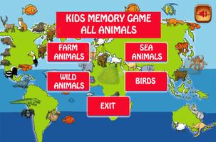 Learning Animals Memory Games скриншот 1