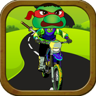 Ninja Bike Climbing Turtle Hill Racing frEE icône