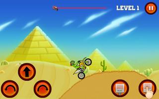 Ninja Bike Climbing Turtle Hill Racing frEE capture d'écran 1