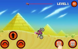 Pig Bike Racing pePPa climb Game Hill imagem de tela 1