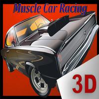 Poster Muscle Car Racing 3D