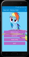 Fake Call From Rainbow Dash - little pony Poster