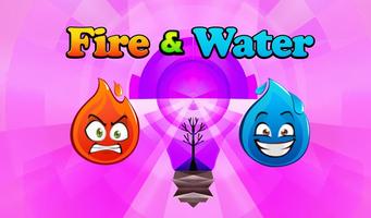 Fire and Water free Affiche