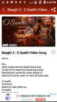 O Saathi Song Videos - Baaghi 2 Movie Songs screenshot 3
