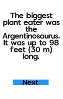 Dinosaur Facts Unlimited ภาพหน้าจอ 1