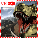 roller coaster jurassique vr méga rampes sim monde APK