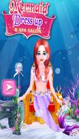 princesa sereia dress up & spa unhas makeover jogo Cartaz