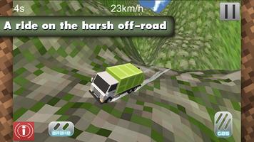 4x4 Offroad Blocky Truck capture d'écran 1
