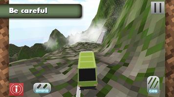 4x4 Offroad Blocky Truck captura de pantalla 2