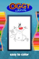 Oggy Coloring Game Affiche