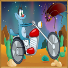 Oggy bike adventure world Zeichen