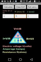 Ohms Law Calculator Poster