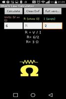 Ohms Law Calculator capture d'écran 1