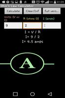 Ohms Law Calculator capture d'écran 2