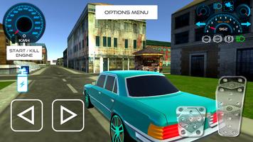 Old Car Driving City captura de pantalla 1