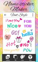 Style Name Sticker Maker screenshot 3