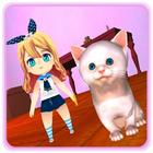 Lovely Kitty Cat Virtual Pet icône