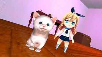 Lovely Kitty Cat Virtual Pet-poster