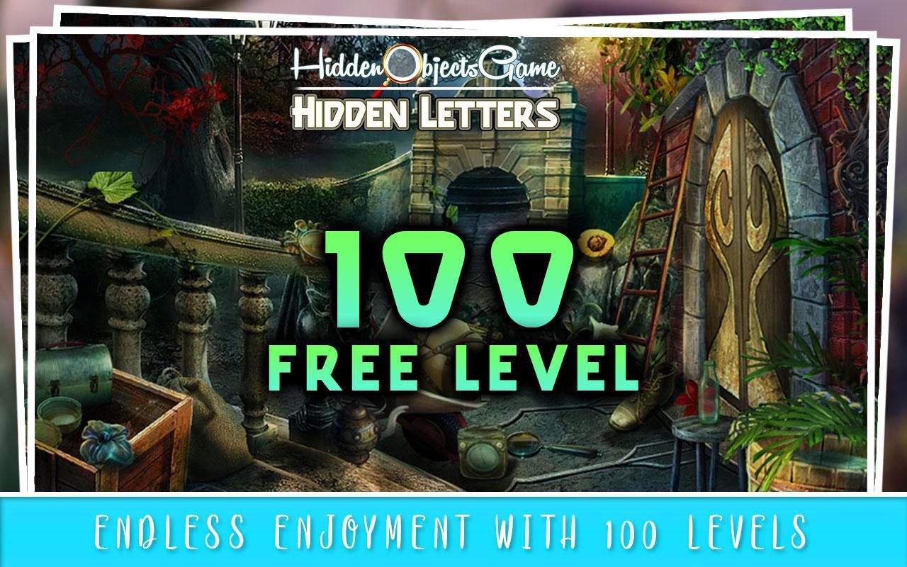 hidden letters 100 level : hidden object game for android - apk download