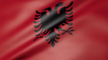 Albania Flag Live Wallpaper poster