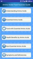 Foods High in Amino Acids & Protein rich Diet help poster