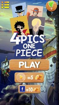 4 Pics One Piece Anime poster
