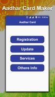 Fake Adhar Card Maker : Online Aadhar Card Update poster