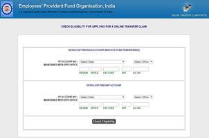 Online Transfer Claim Portal imagem de tela 3