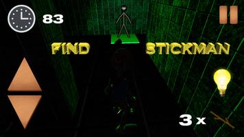 Escape from Stickman Maze Ekran Görüntüsü 3