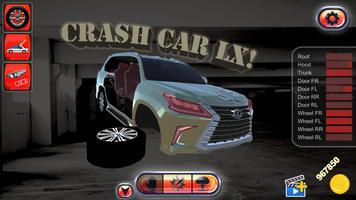 Offroad Car LX 4x4 Simulator Crash Test captura de pantalla 1
