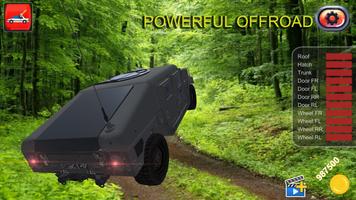 4x4 Offroad Jeep Hummer Crash Test Simulator 3D imagem de tela 2