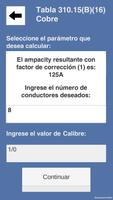 Tablas de Ampacity screenshot 2