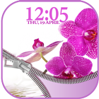 آیکون‌ Orchid Flower Wallpaper Zip Lock