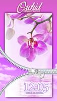 برنامه‌نما Orchid Flower Wallpaper Zip Lock عکس از صفحه