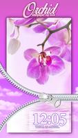 Orchid Flower Wallpaper Zip Lock 스크린샷 1